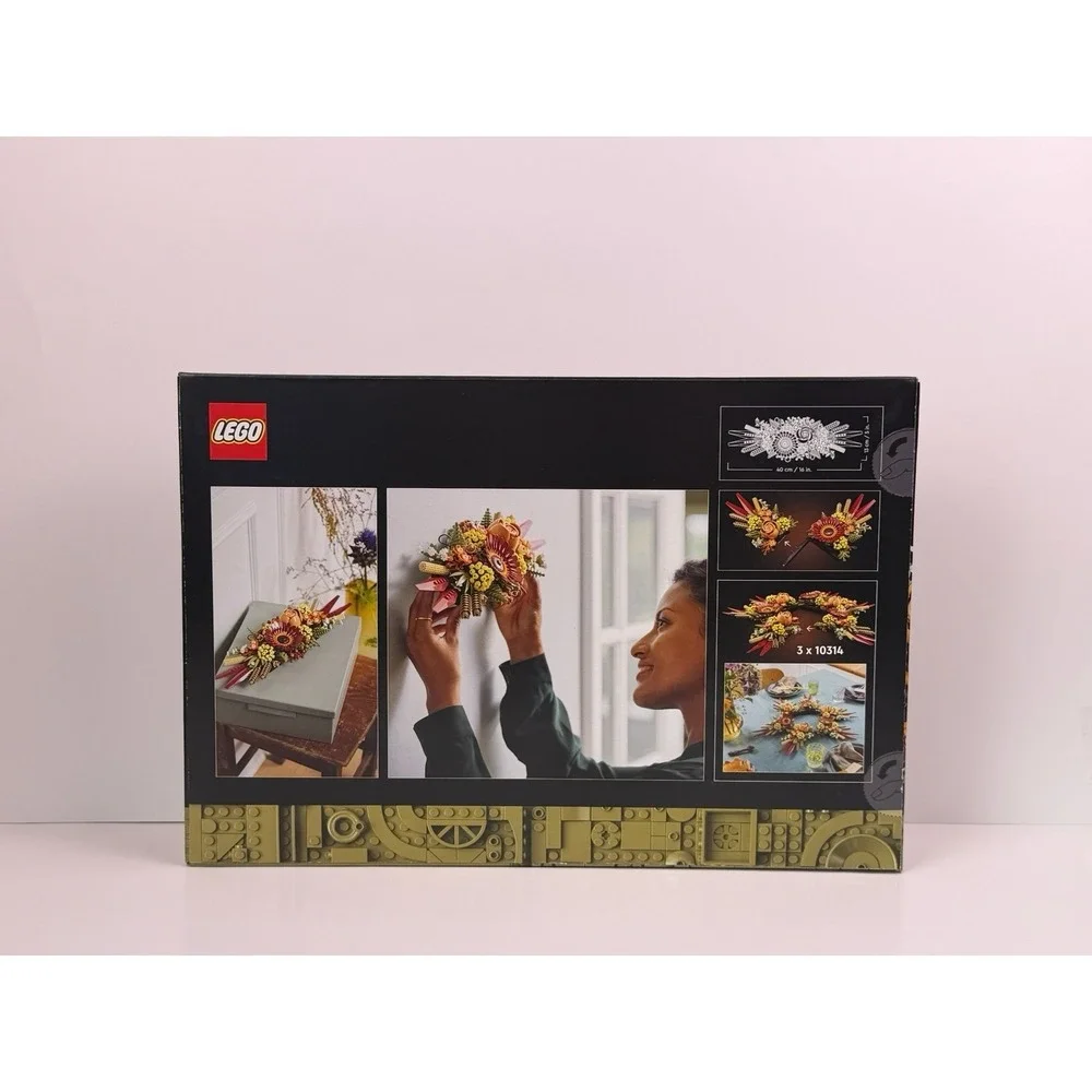 Lego 10314 Botanical Collection Dried Flower Centerpiece 812 pcs/pzs New